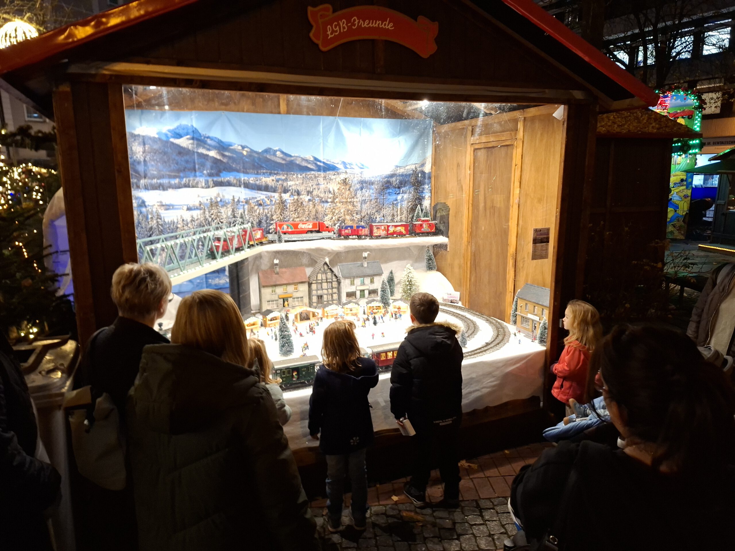 Anlage "Baustelle" auf dem Weihnachtsmarkt 2025 in Essen-Steele