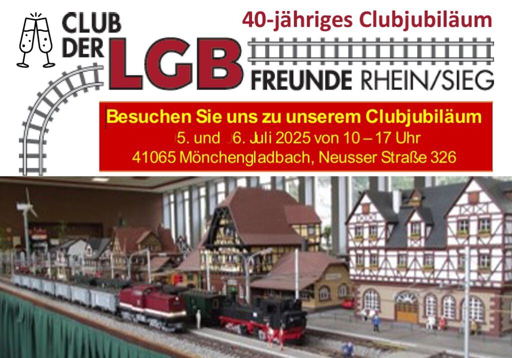 Flyer zur Jubiläumsveranstaltung am 5. udn 6. Juli 2025