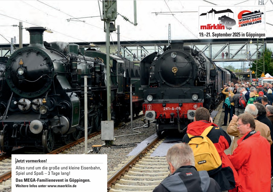 Märklintage und IMA 2025. 19. bis 21. September 2025