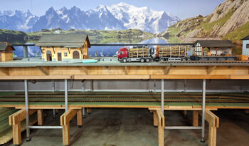 Albula Anlage - Bau Schattenbahnhof