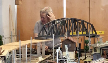 Arbeiten an Auffahrt und Brücke im Clubdomizil