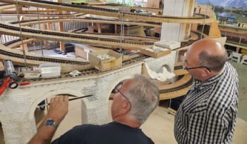 Bau an der Albula Analge in unserem Clubdomizil in Mönchengladbach Lürrip.